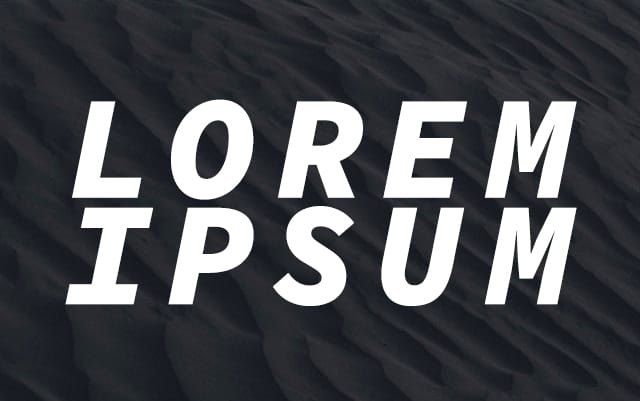 Lorem ipsum banner